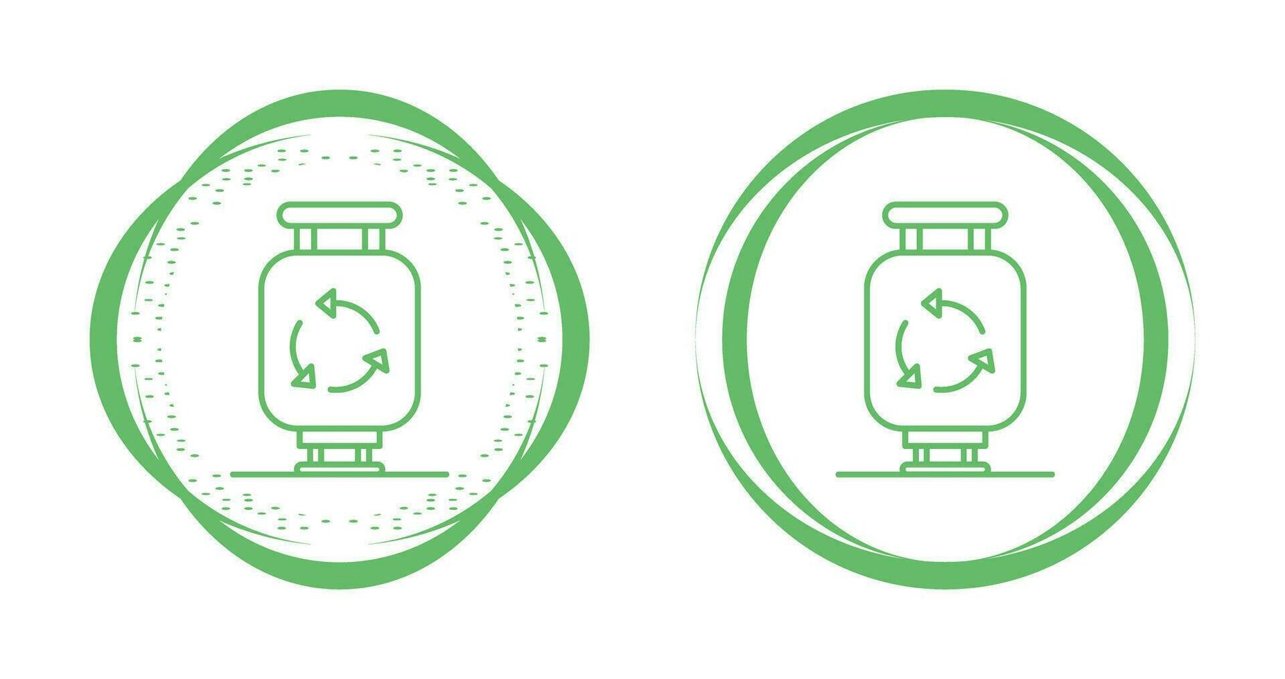 Gas Cylinder Vector Icon