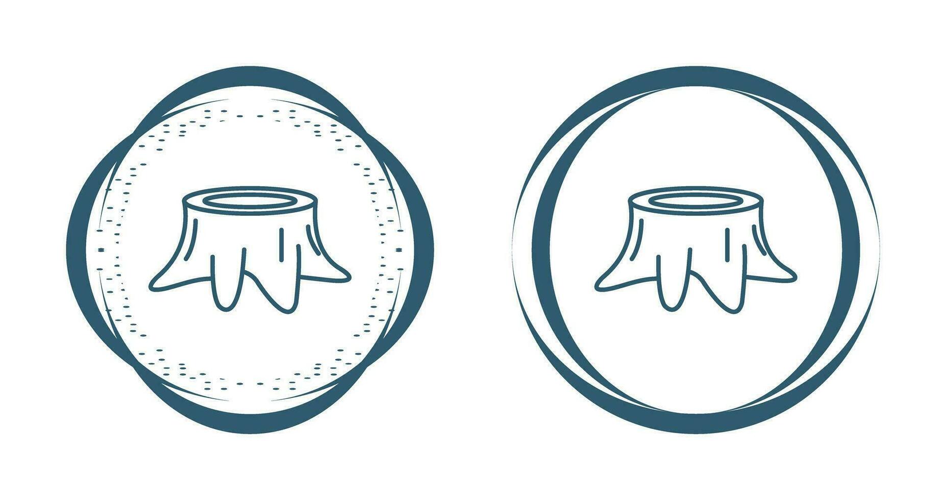 Stump Vector Icon