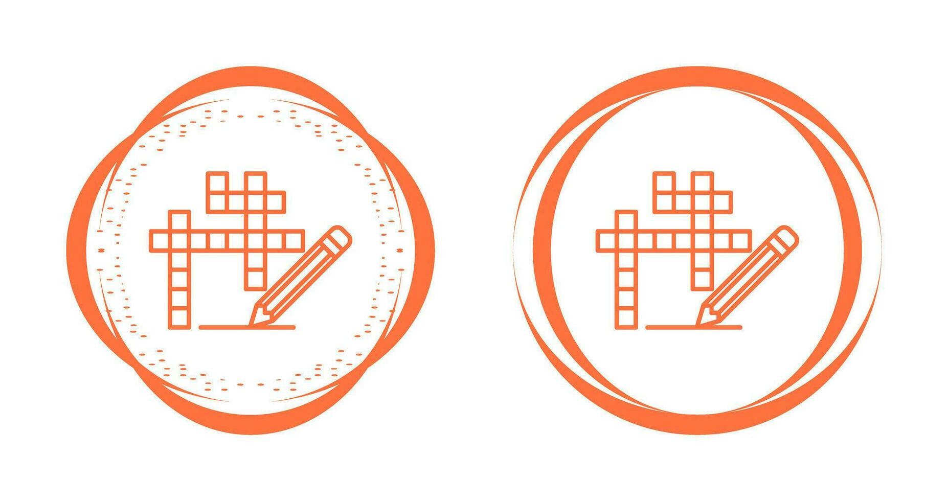 Crossword Vector Icon