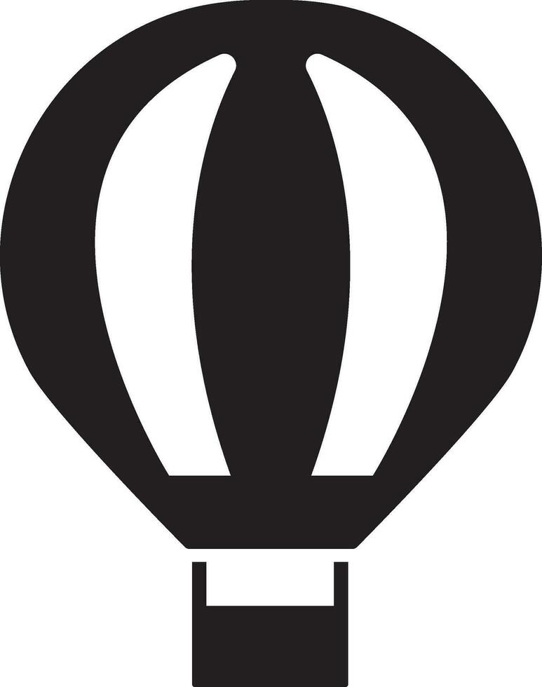 Air balloon icon vector