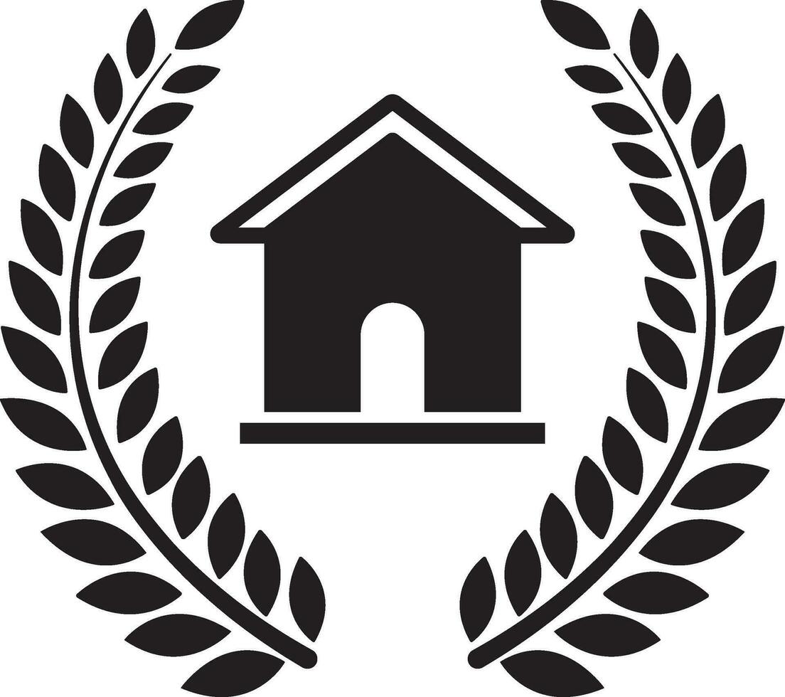 Global house icon vector