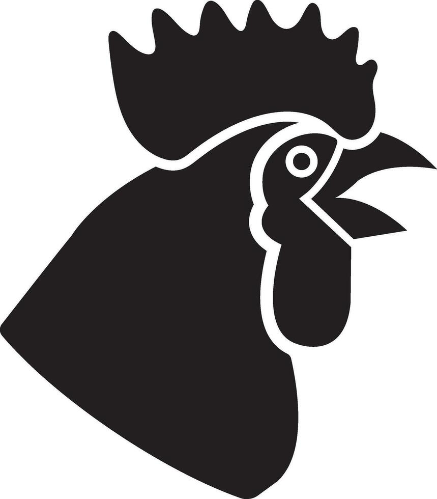 Rooster icon vector illustration