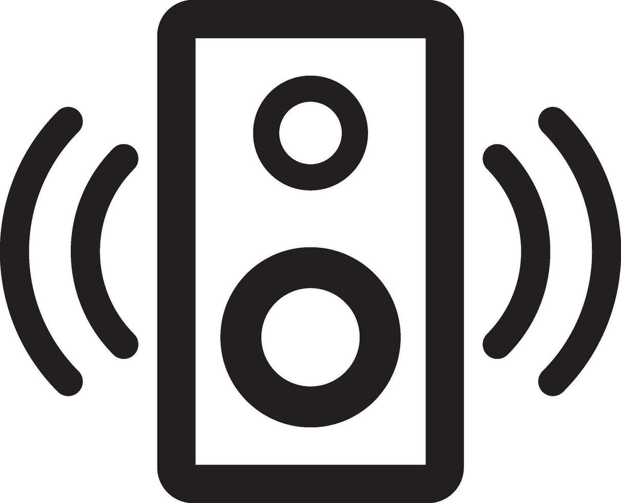Speaker sound icon vector