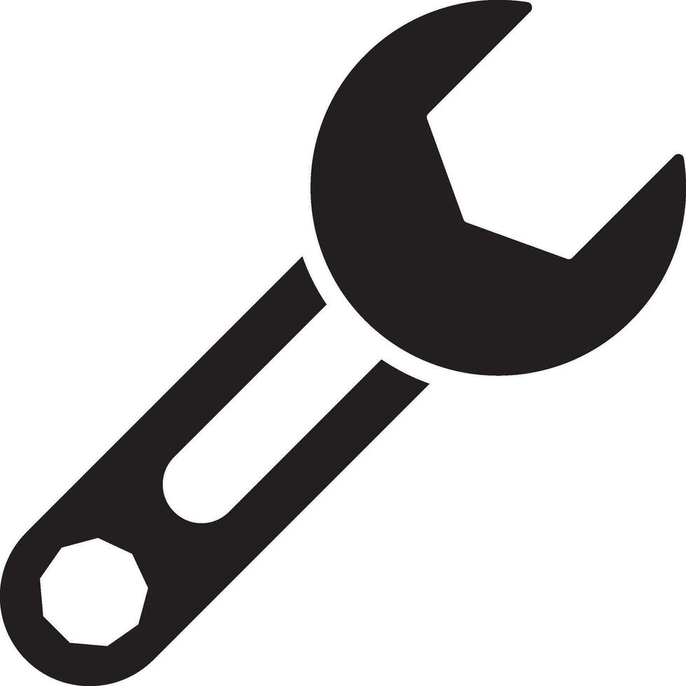 Wrench vector icon