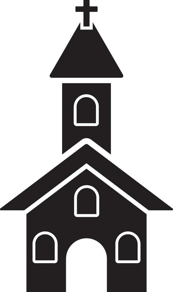 Church icon vector illustration
