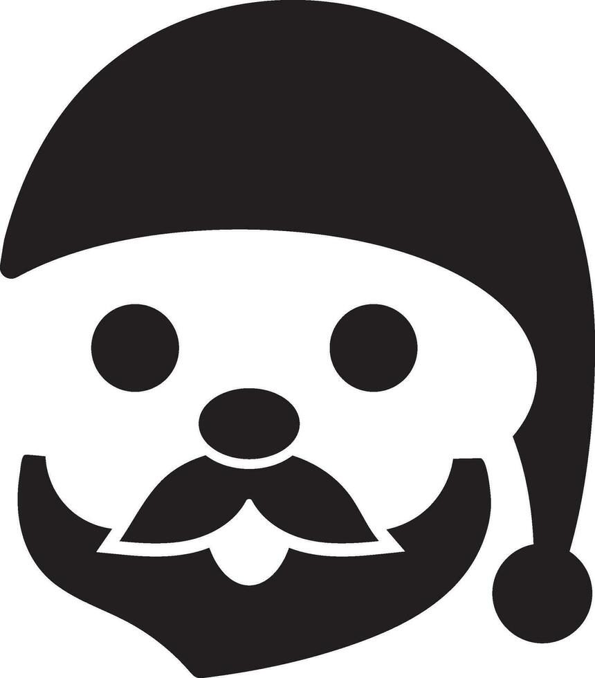 Santa Claus icon vector