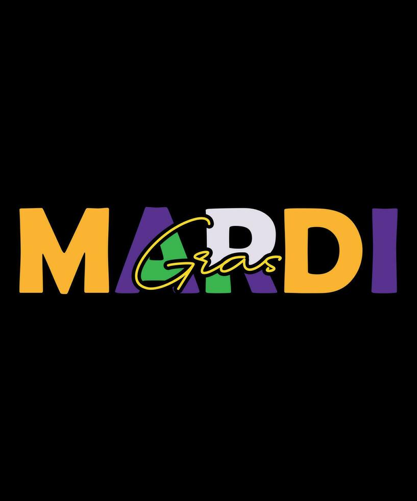 Mardi Gras T-shirt vector