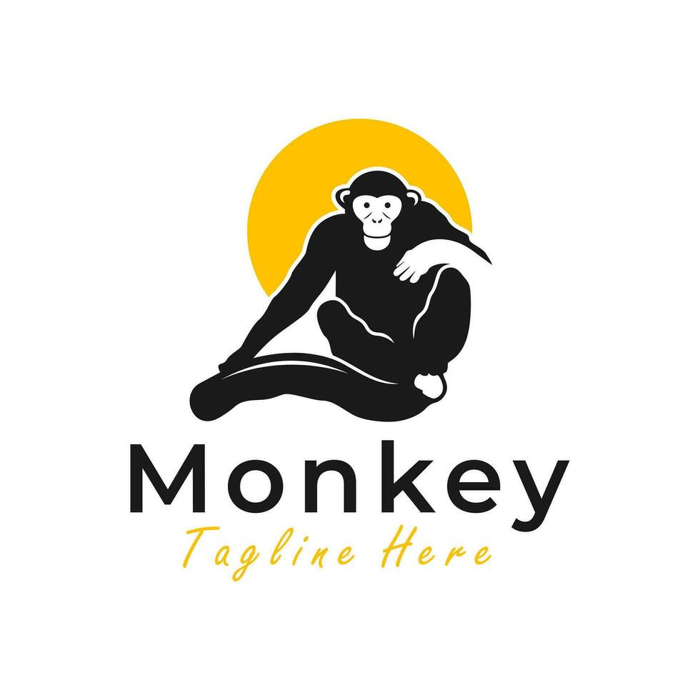 jungle monkey vector logo 27840106 Vector Art at Vecteezy