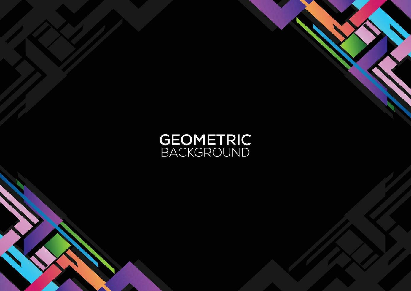 geometric background modern design gradient vector