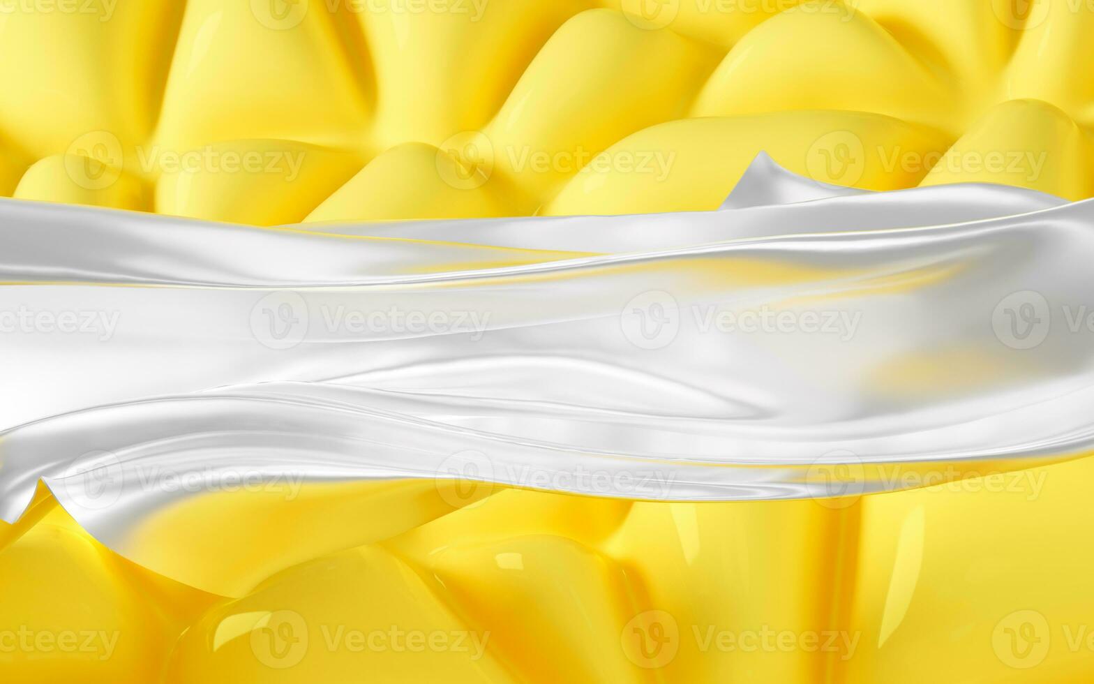 Soft and fluffy fabric, 3d rendering. photo