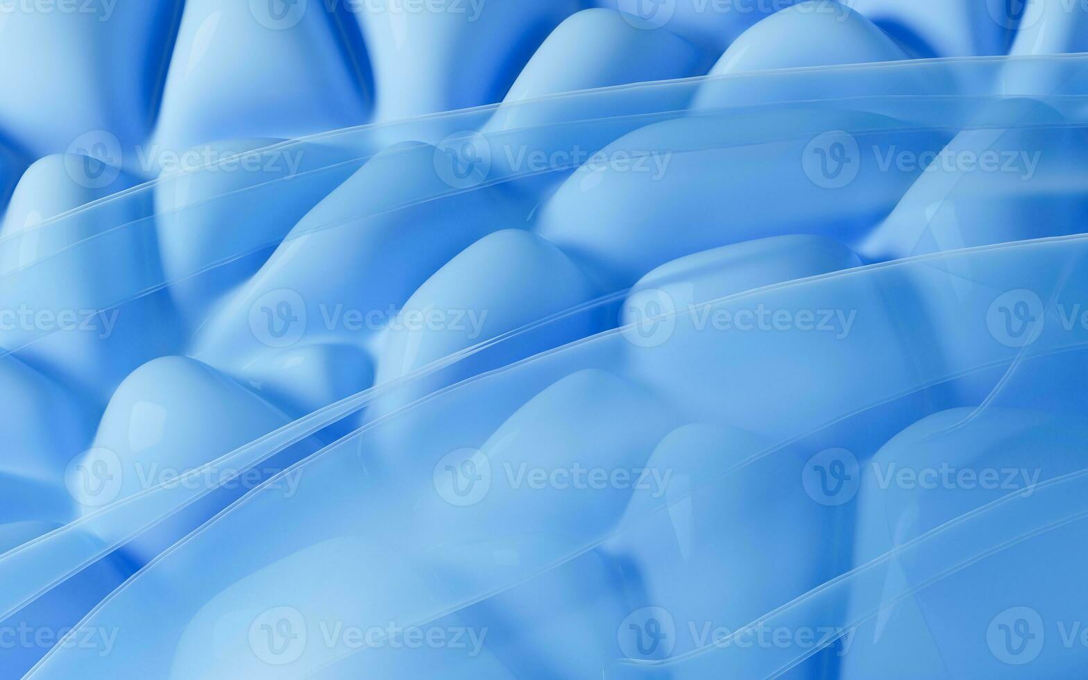 Soft and fluffy fabric, 3d rendering. photo