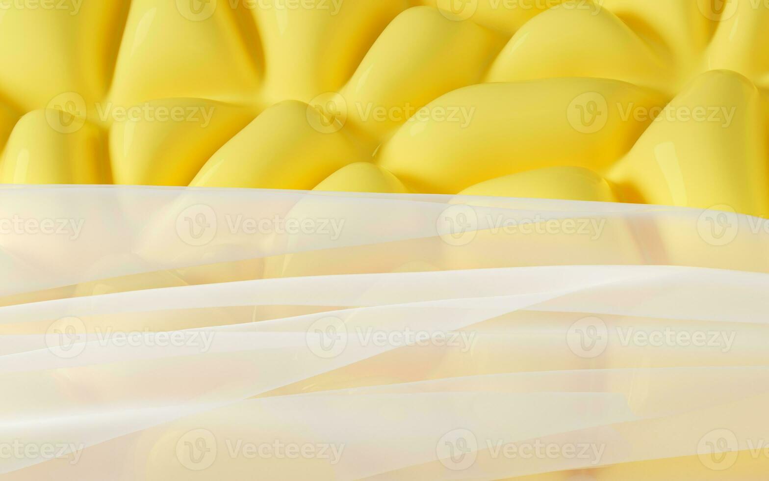 Soft and fluffy fabric, 3d rendering. photo
