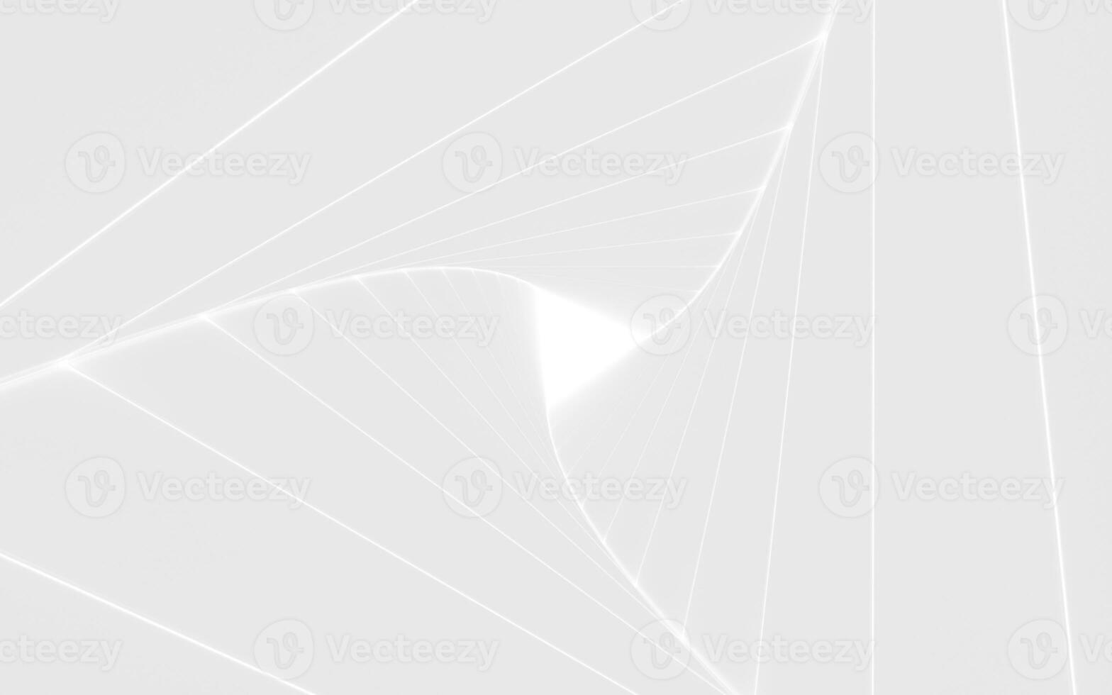 White twist cubes with white background, 3d rendering. photo