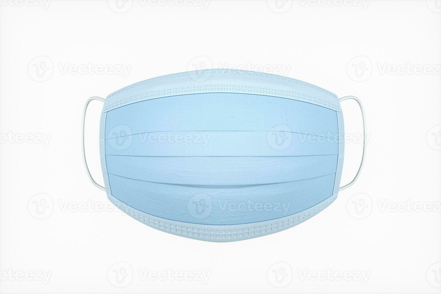 Masks with white background, medical concept, 3d rendering. photo