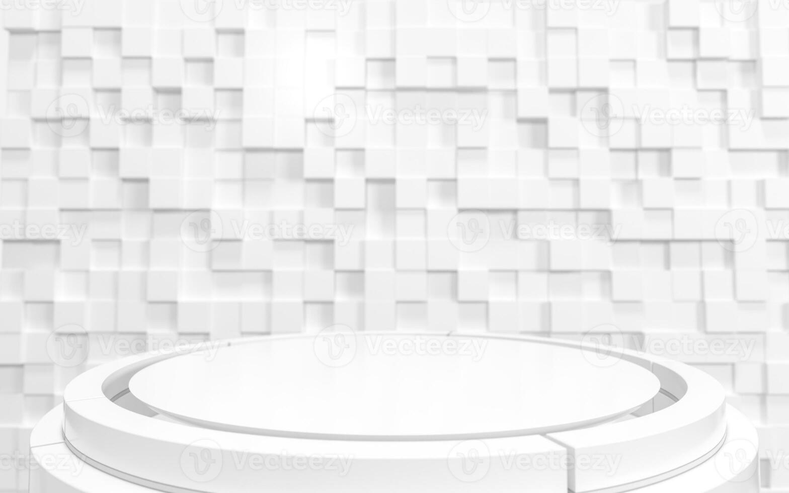 Empty stage, product marketing showroom, 3d rendering. photo