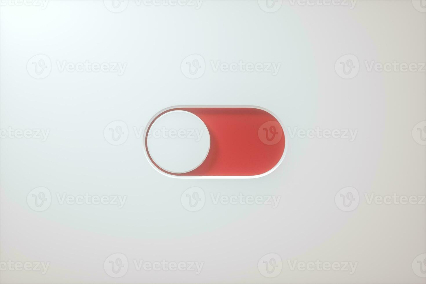 Slide switch and touch button, science and technology, 3d rendering. photo