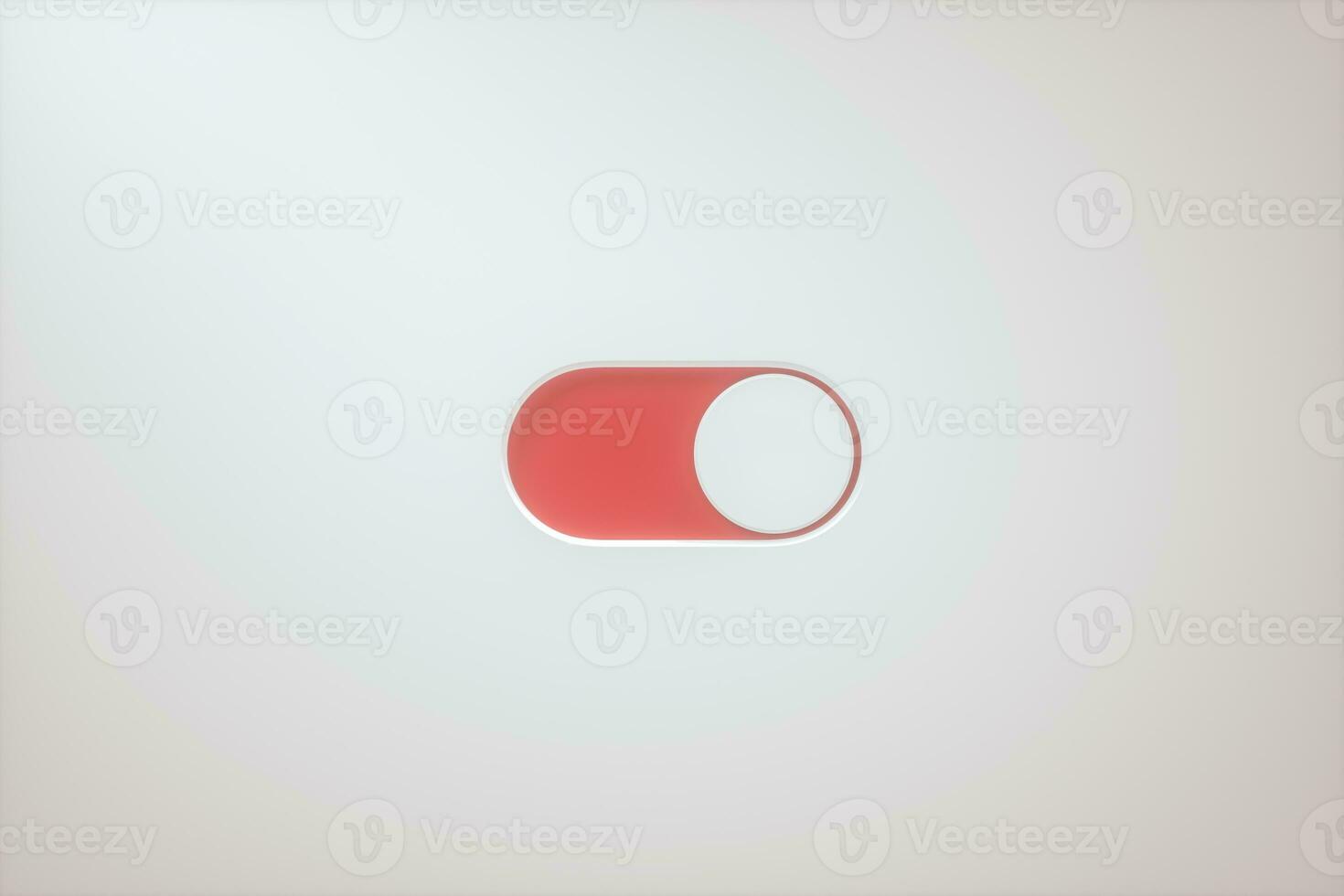 Slide switch and touch button, science and technology, 3d rendering. photo