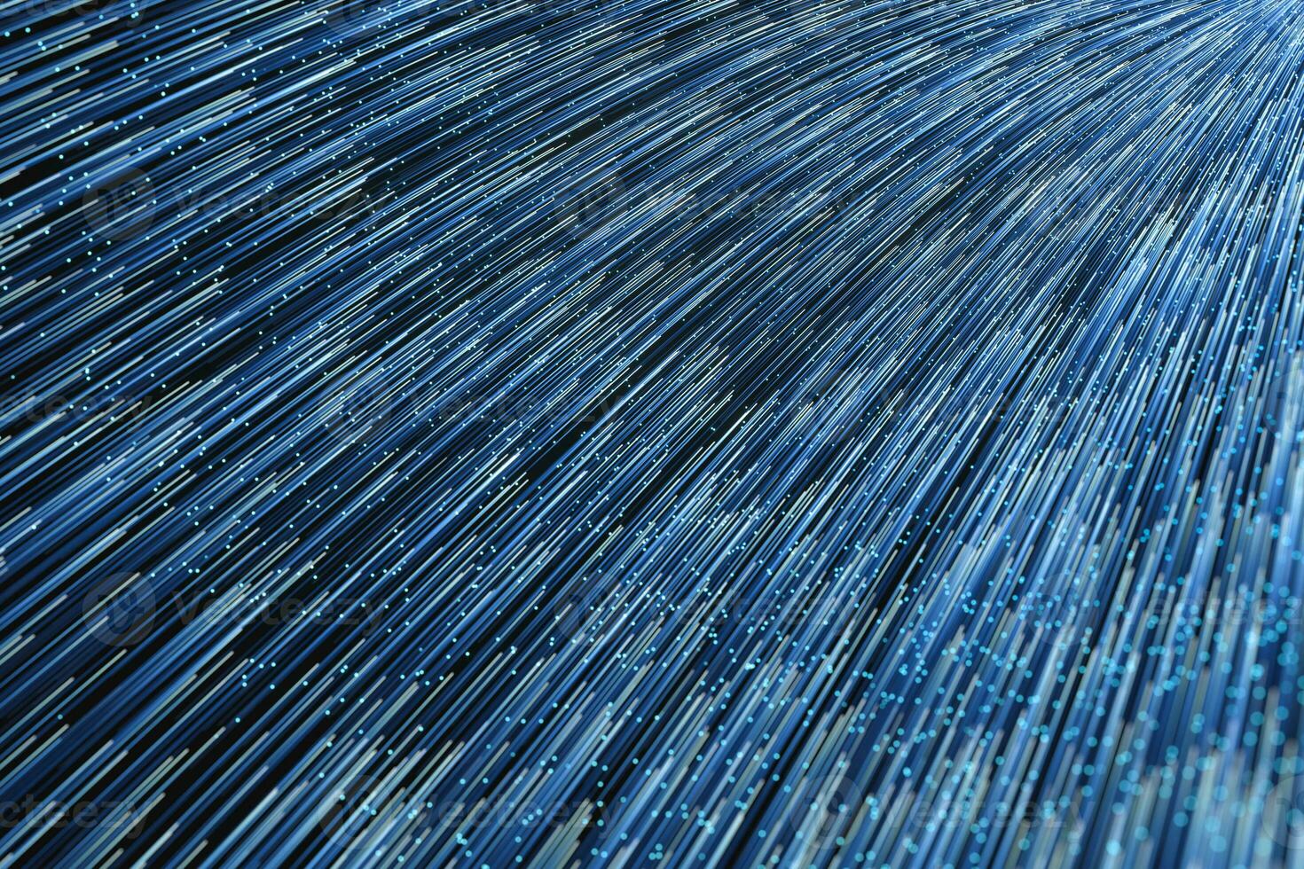 Glowing lines with round resource, power and line art, 3d rendering. photo