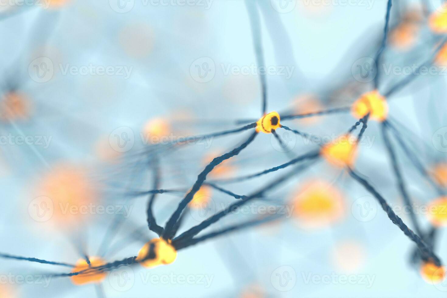 The intricate nervous system,abstract conception,3d rendering. photo