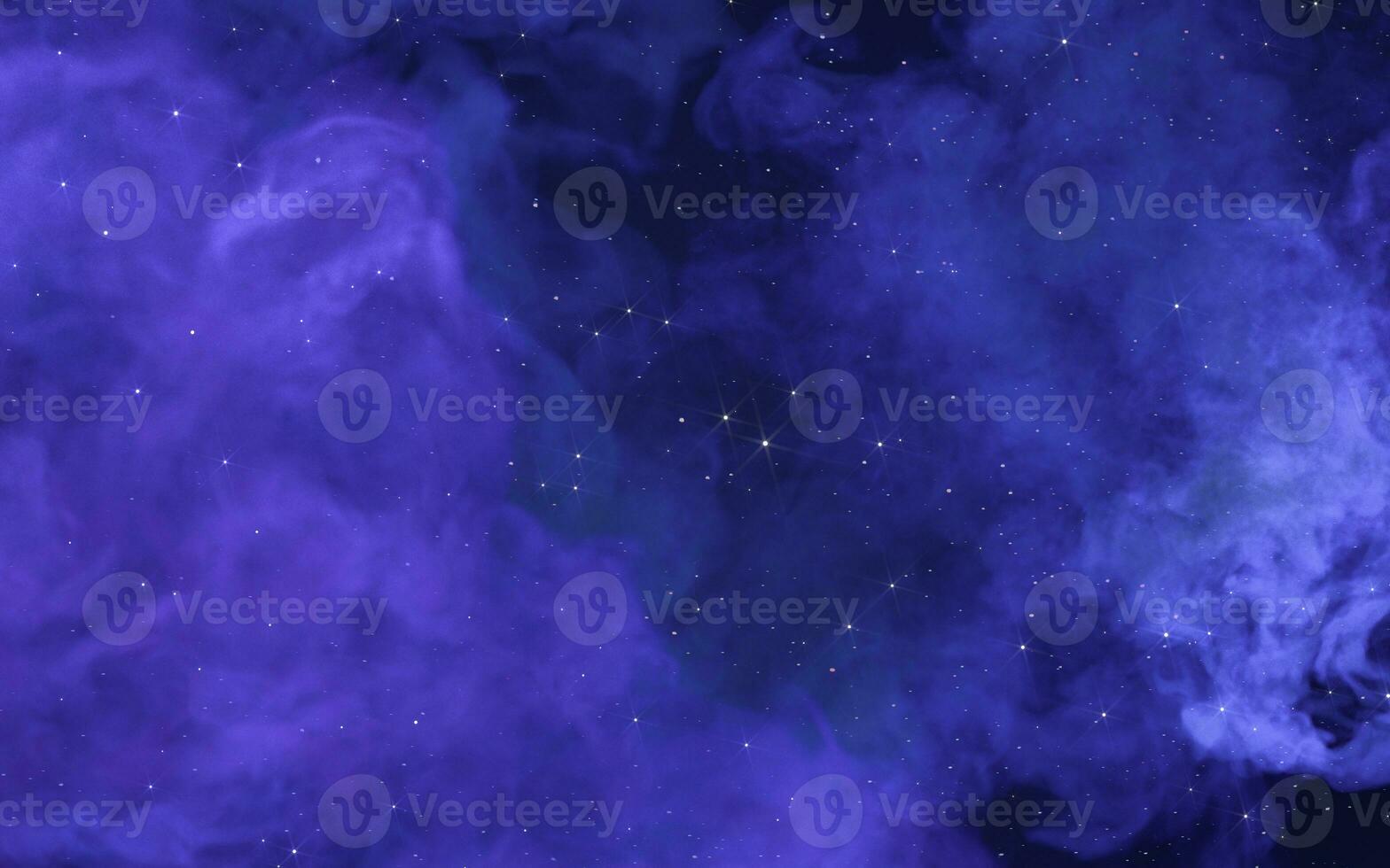 Nebulae and colored smoke, 3d rendering. photo