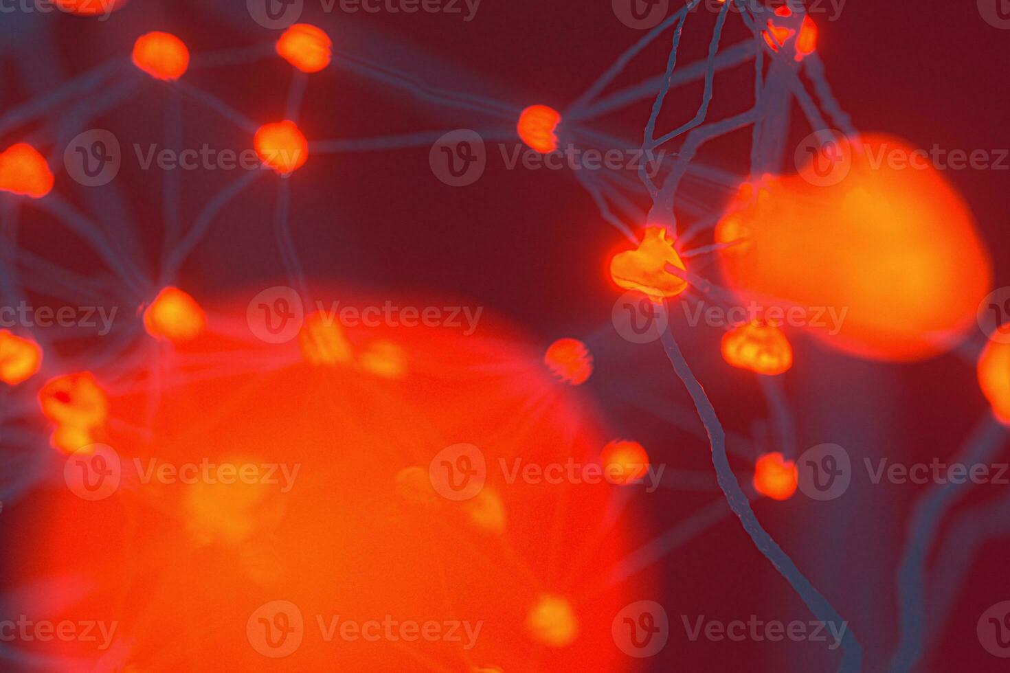 The intricate nervous system,abstract conception,3d rendering. photo
