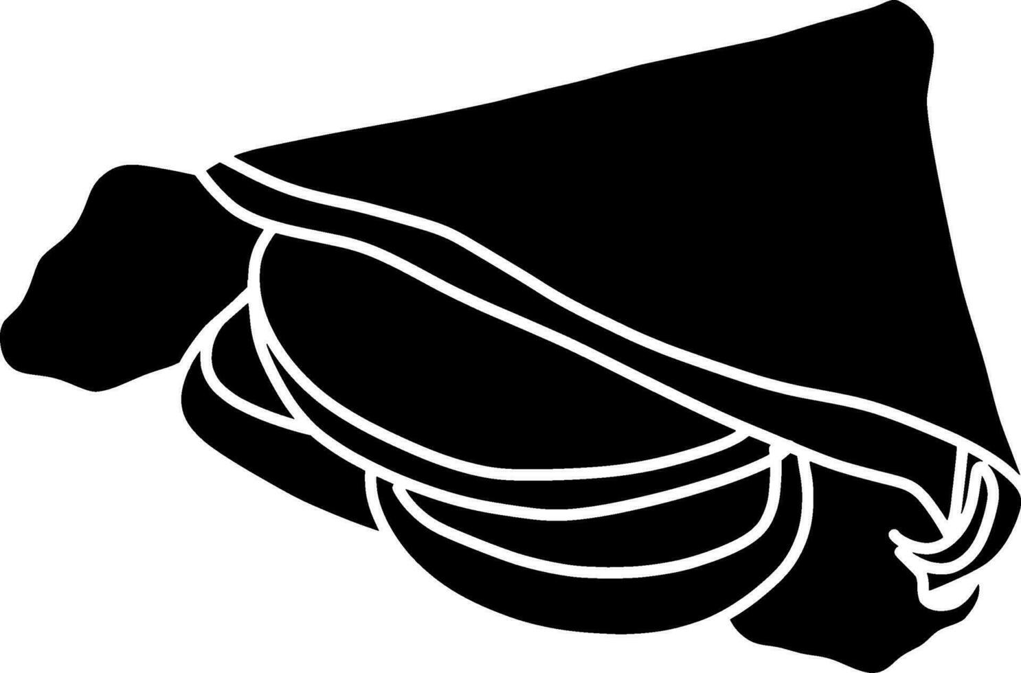 Crepes Glyph llustration vector