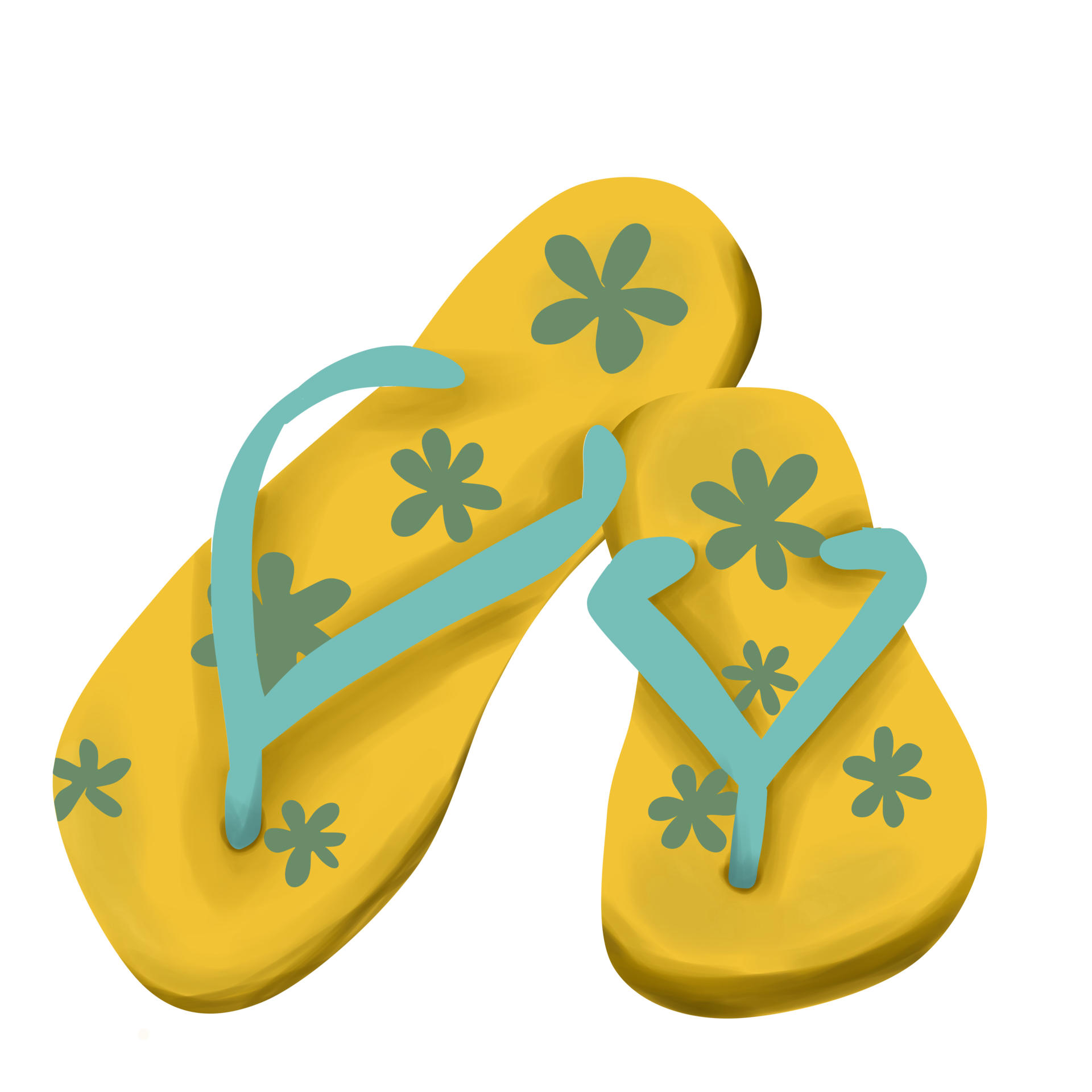 Colorful Flip Flops Illustration 27842625 PNG