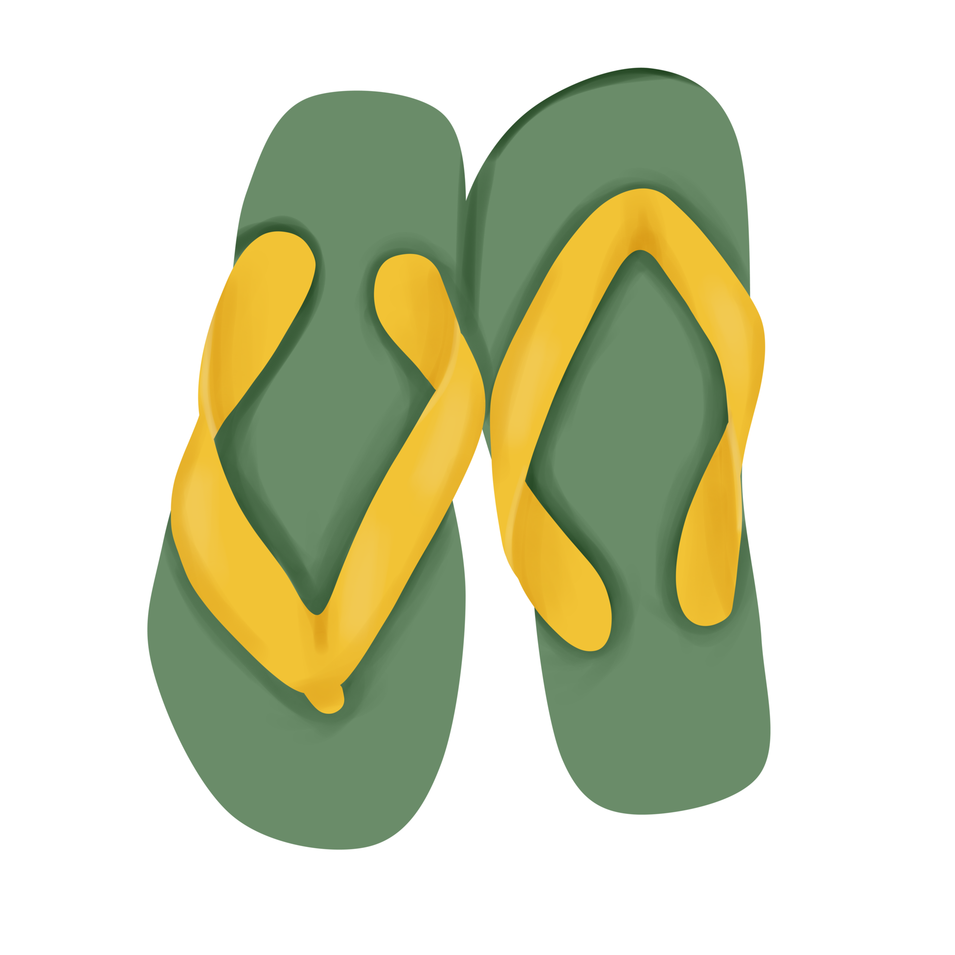 Colorful Flip Flops Illustration 27842628 PNG