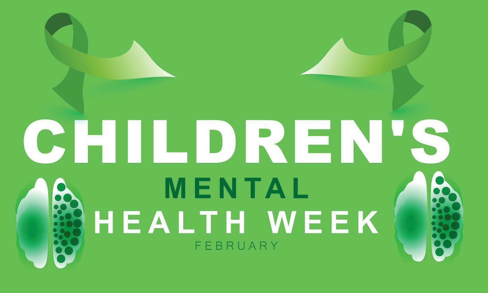 Children's Mental health week. background, banner, card, poster