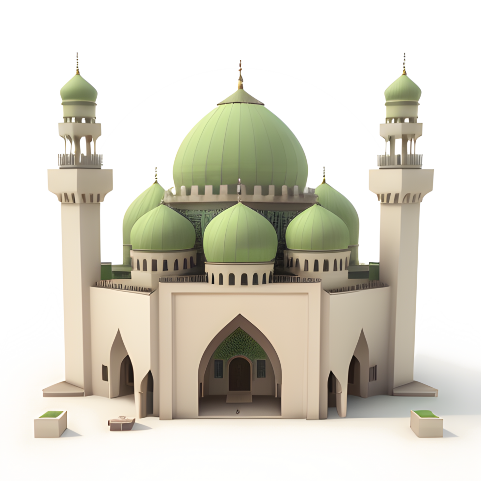 Beautiful Mosque Transparent Background Ai Generative png