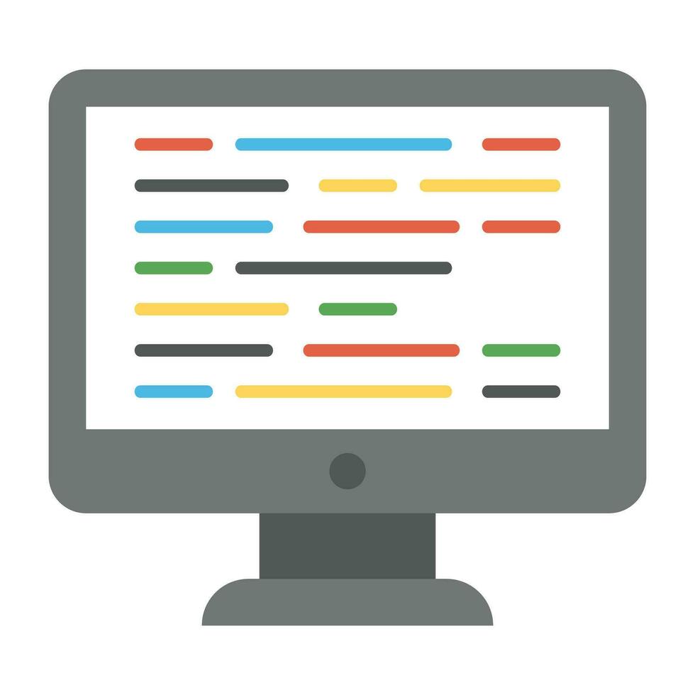 Web Design and UI, UX Flat Icons vector