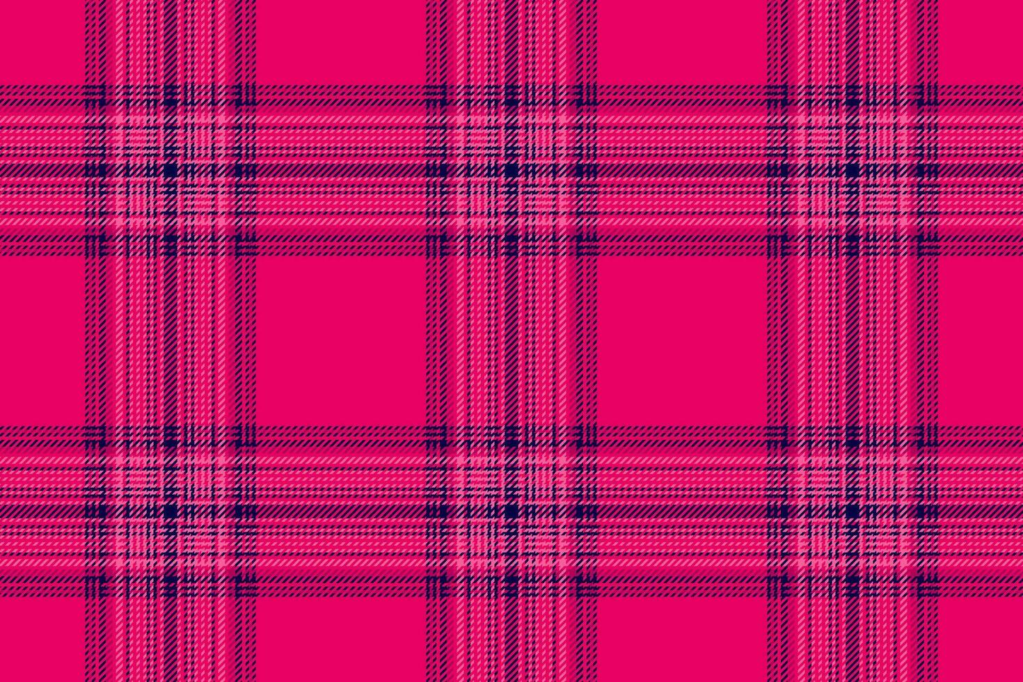 Check fabric plaid of textile tartan texture with a seamless background vector pattern.