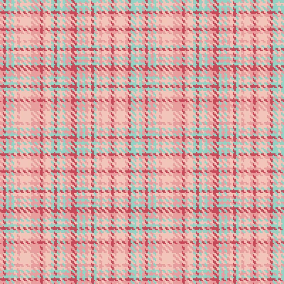 Plaid textile tartan of check texture fabric with a seamless background pattern vector. vector