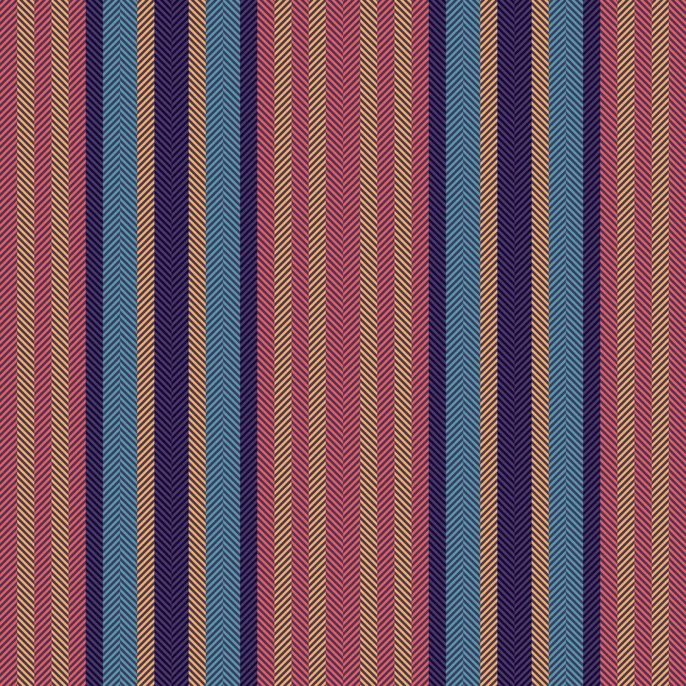 Lines background pattern of vector fabric seamless with a textile vertical stripe texture.