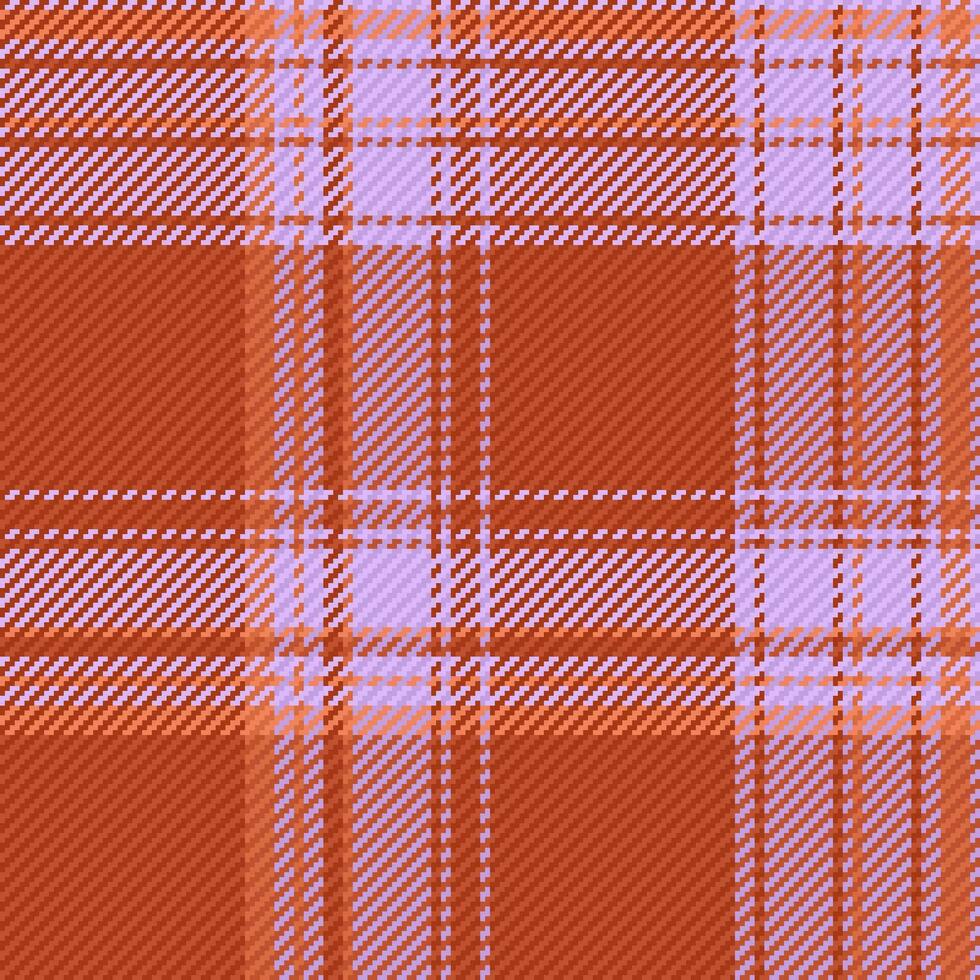 Texture seamless background of tartan textile fabric with a vector check plaid pattern.
