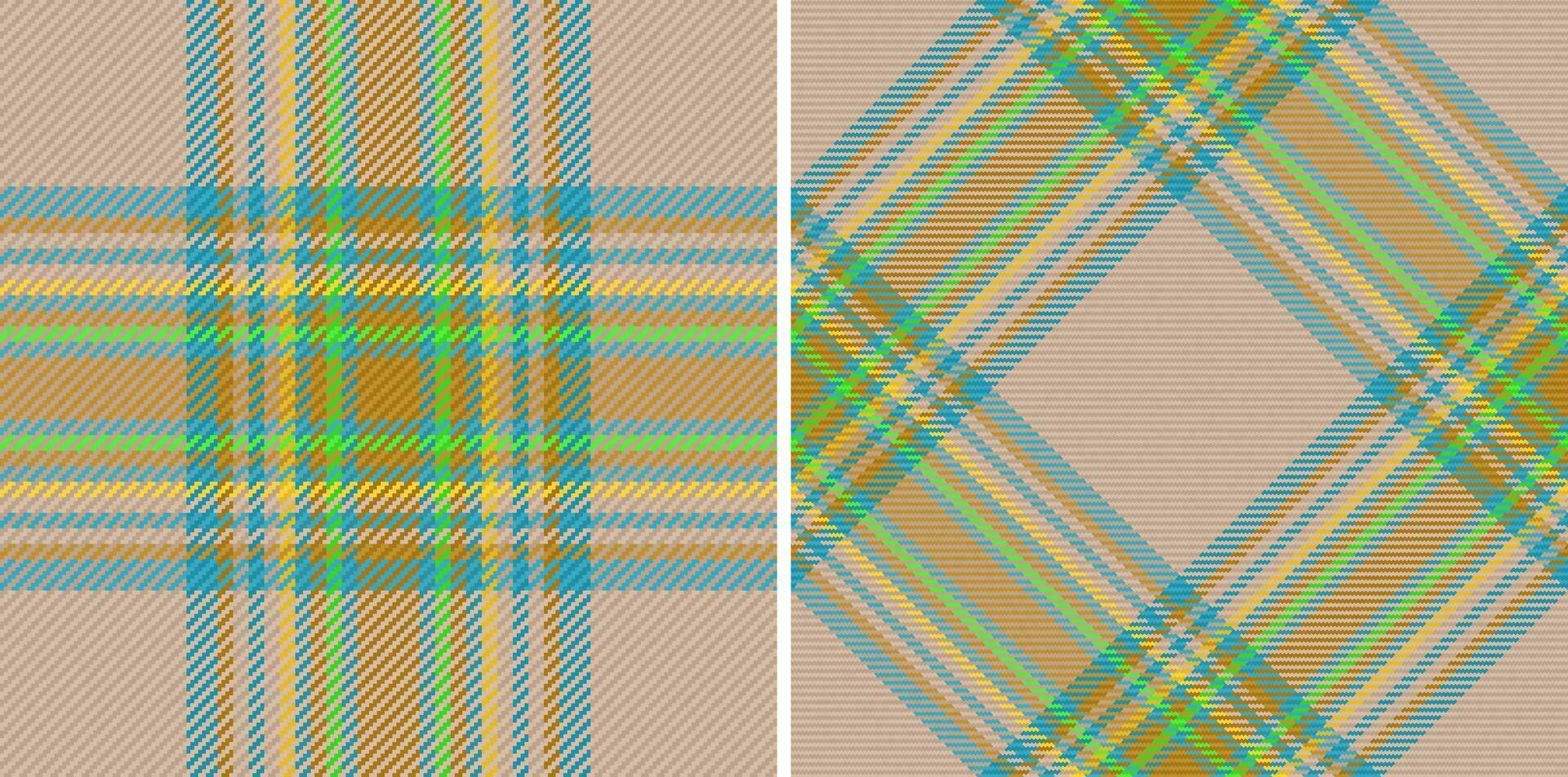 Texture check fabric of vector plaid background with a pattern tartan textile seamless.