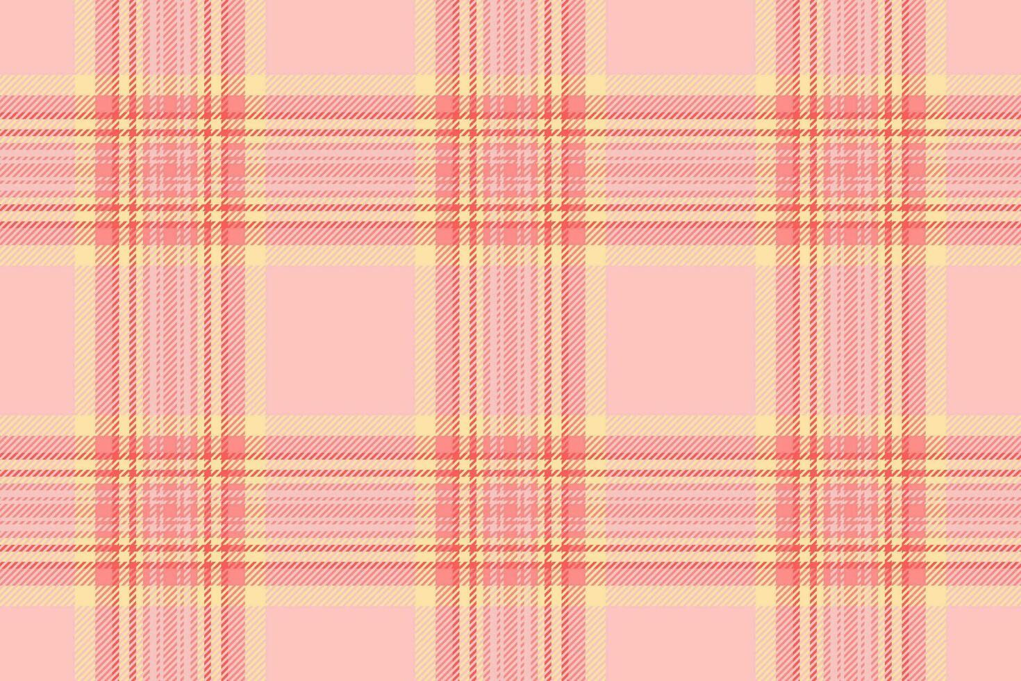 Seamless background check of texture vector plaid with a pattern fabric tartan textile.