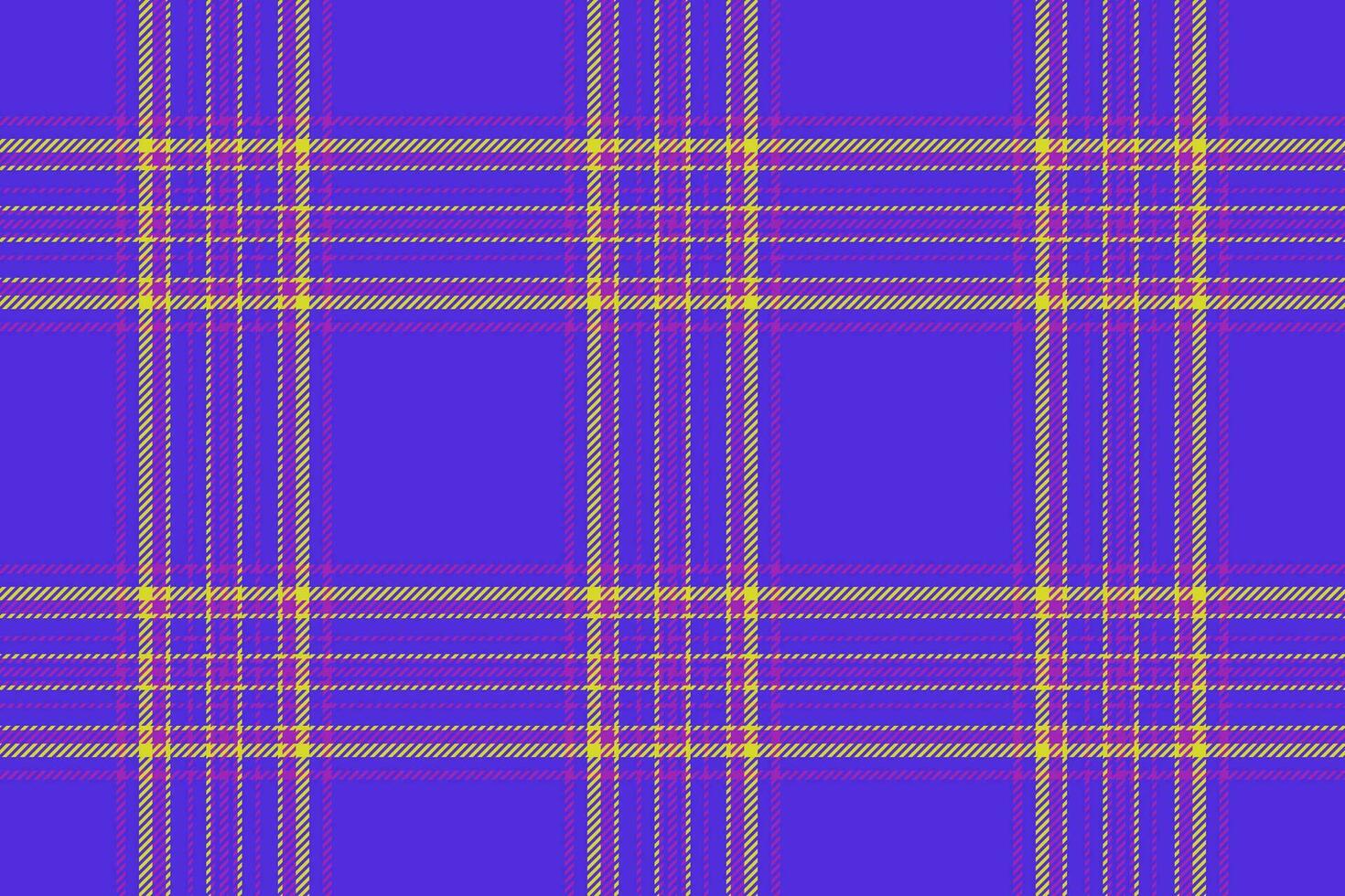 Textile plaid pattern of background tartan vector with a seamless texture fabric check.