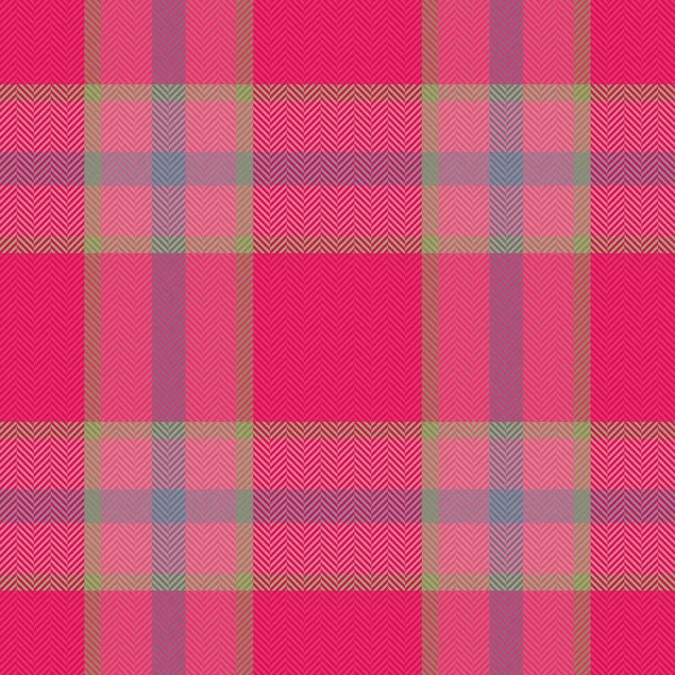 Seamless check pattern of background textile vector with a tartan fabric texture plaid.