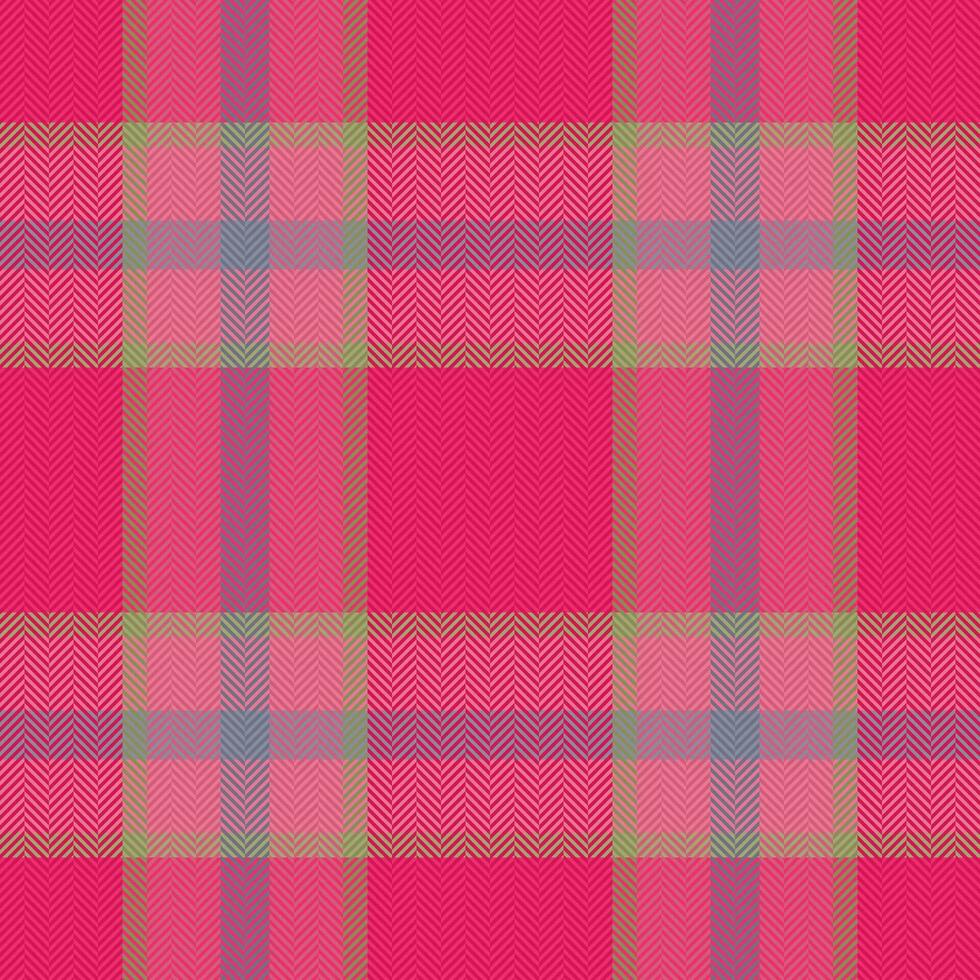 Seamless check pattern of background textile vector with a tartan fabric texture plaid.