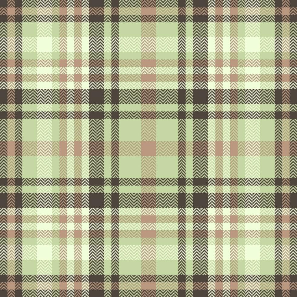 Plaid textile fabric of seamless texture pattern with a tartan check background vector. vector