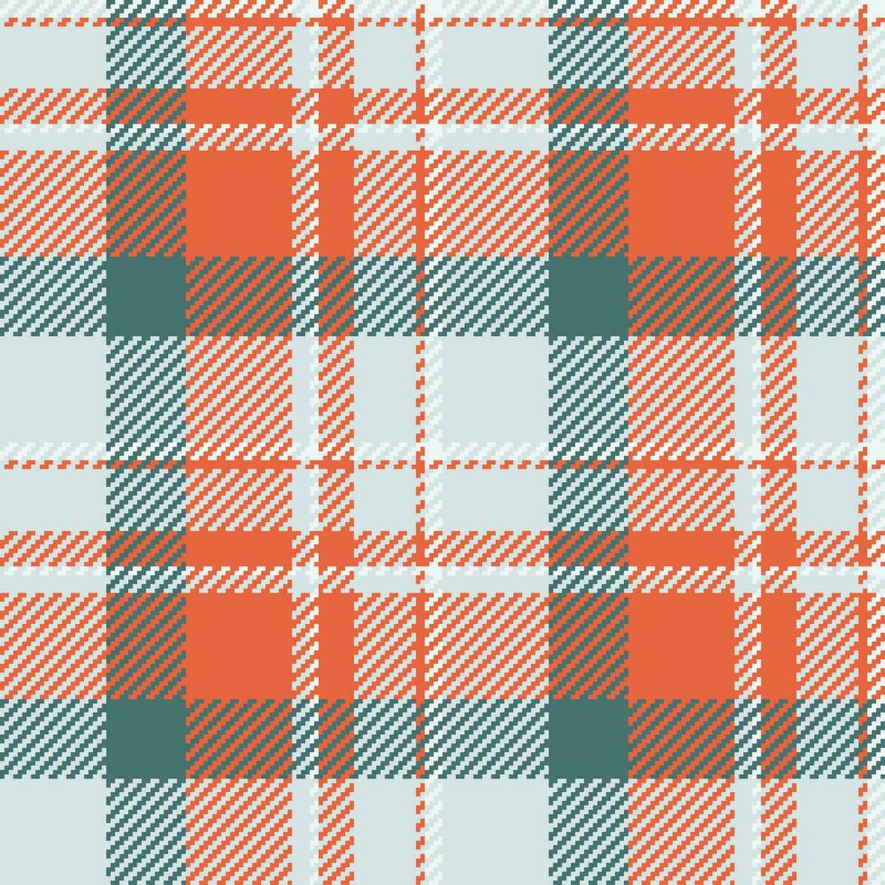 Textile fabric pattern of plaid background seamless with a vector check tartan texture.