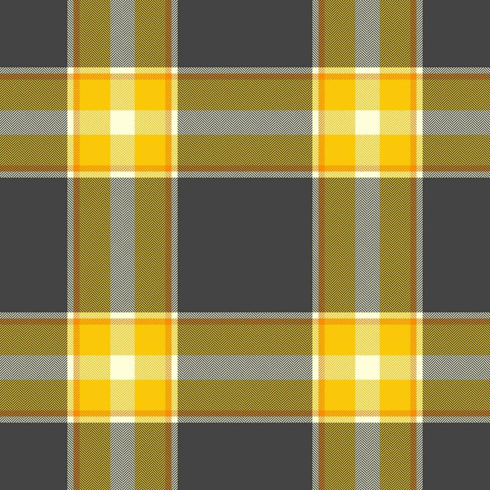 Vector fabric plaid of texture tartan textile with a background check pattern seamless.