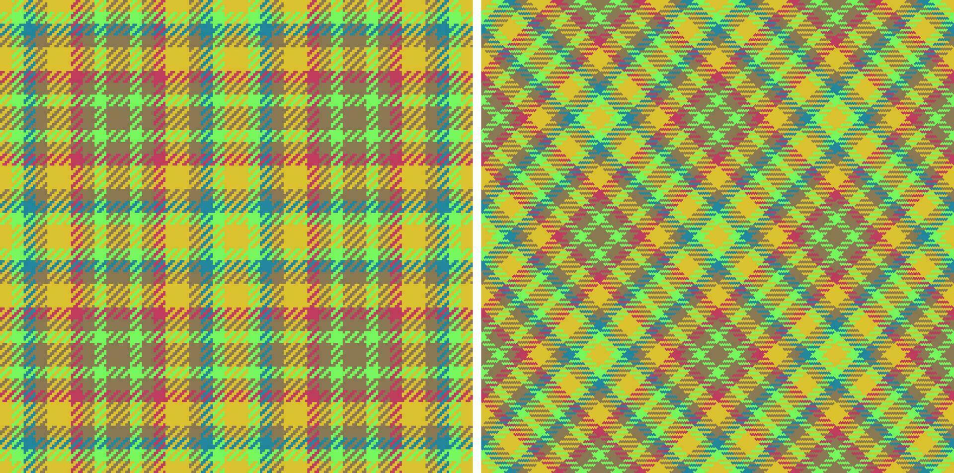 Tartan vector fabric of check plaid seamless with a background pattern textile texture.