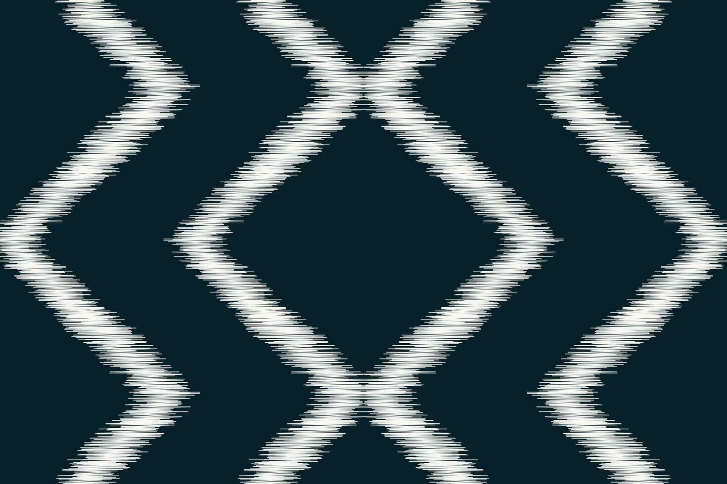 Ethnic Ikat fabric pattern geometric style.African Ikat embroidery Ethnic oriental pattern blue background. Abstract,vector,illustration.Texture,clothing,frame,decoration,carpet,motif. vector