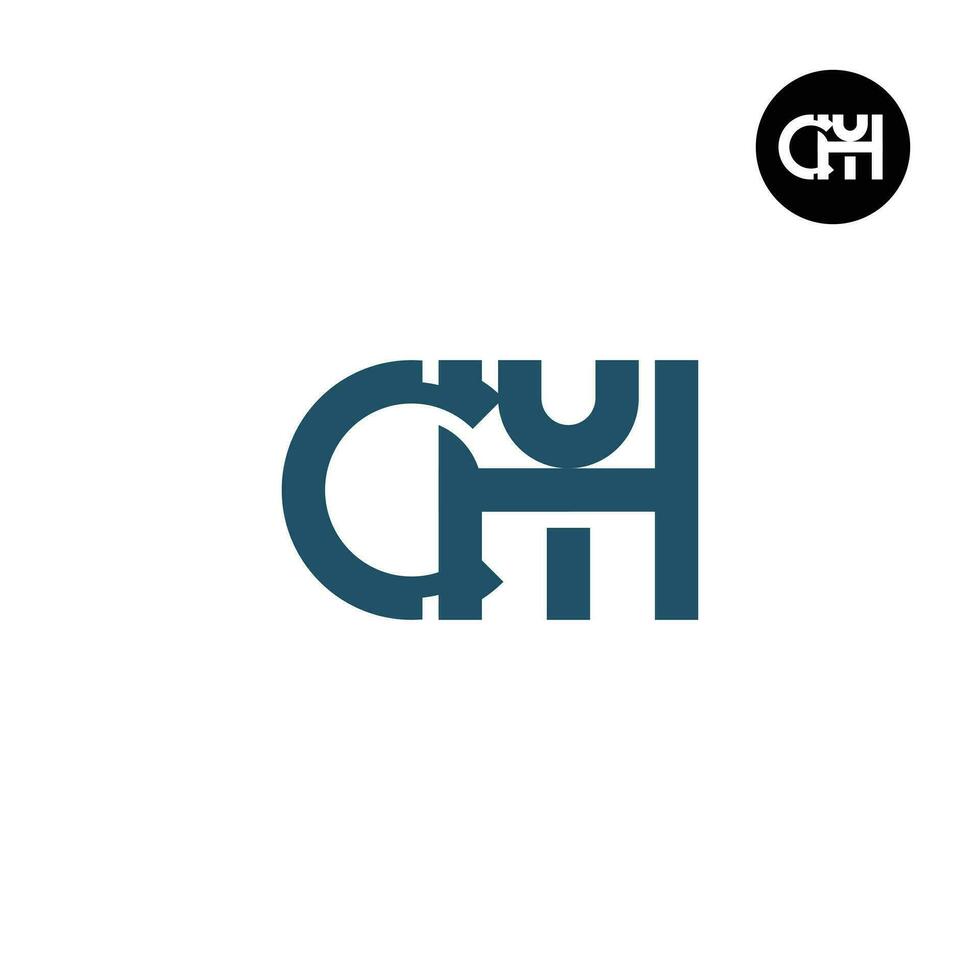 Letter CHY Monogram Logo Design vector