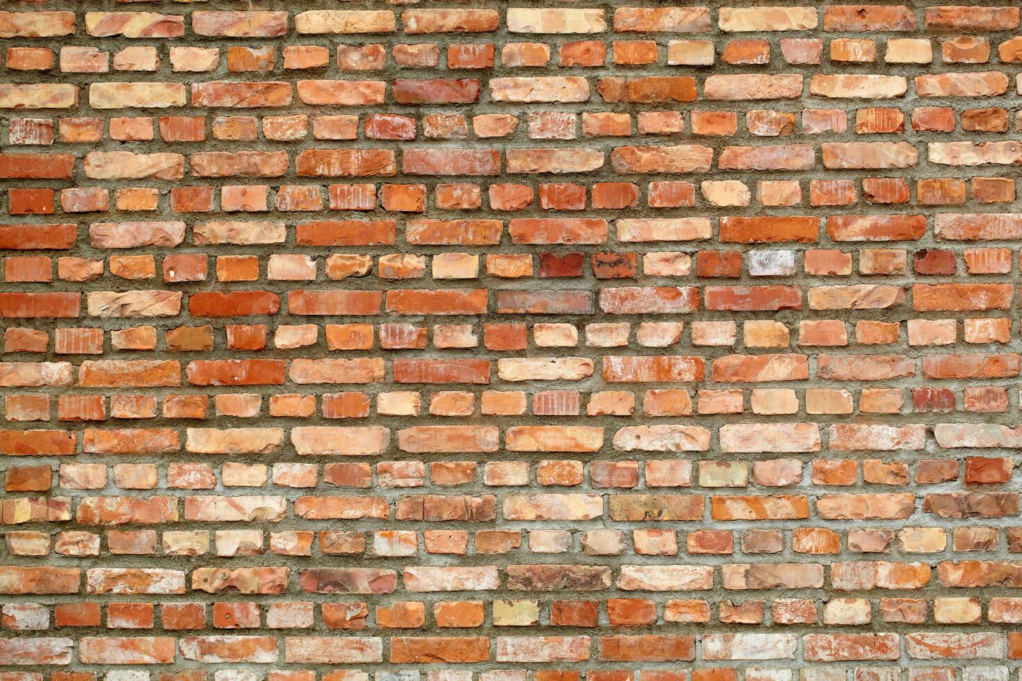 Red brick wall texture photo