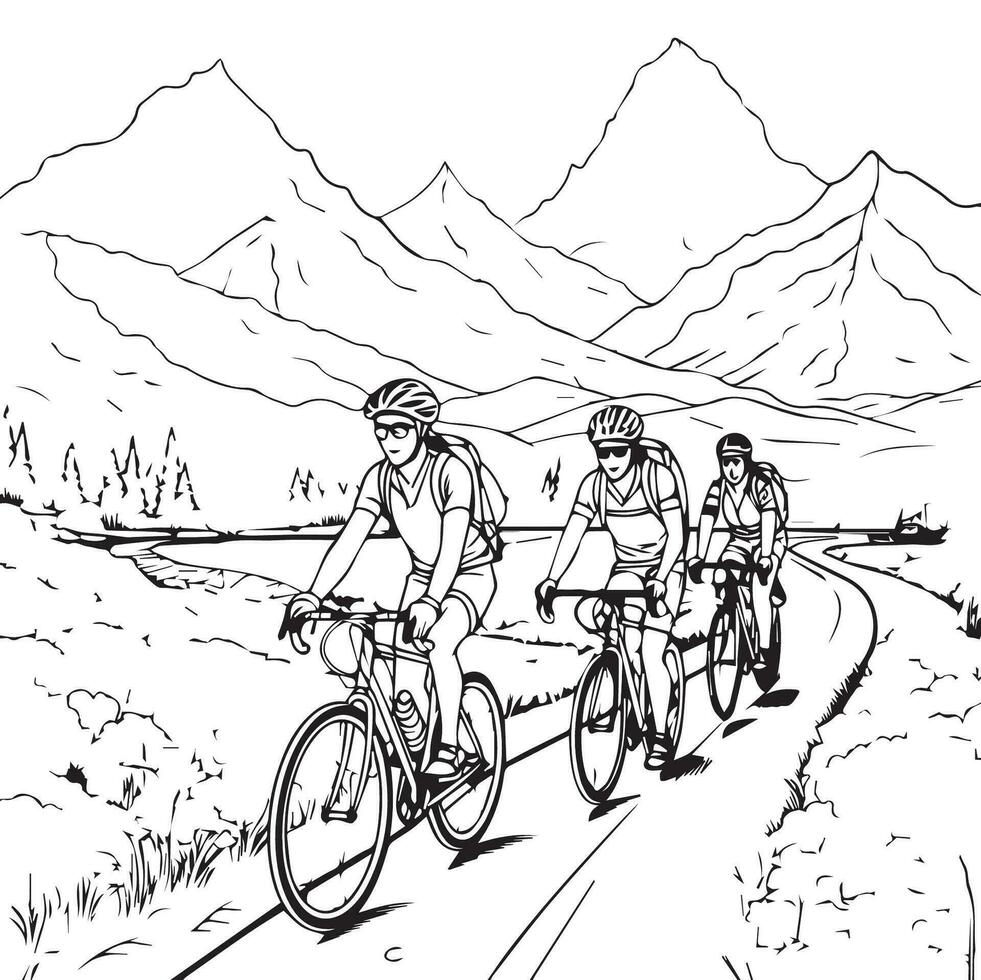 coloring pages for travelers vector