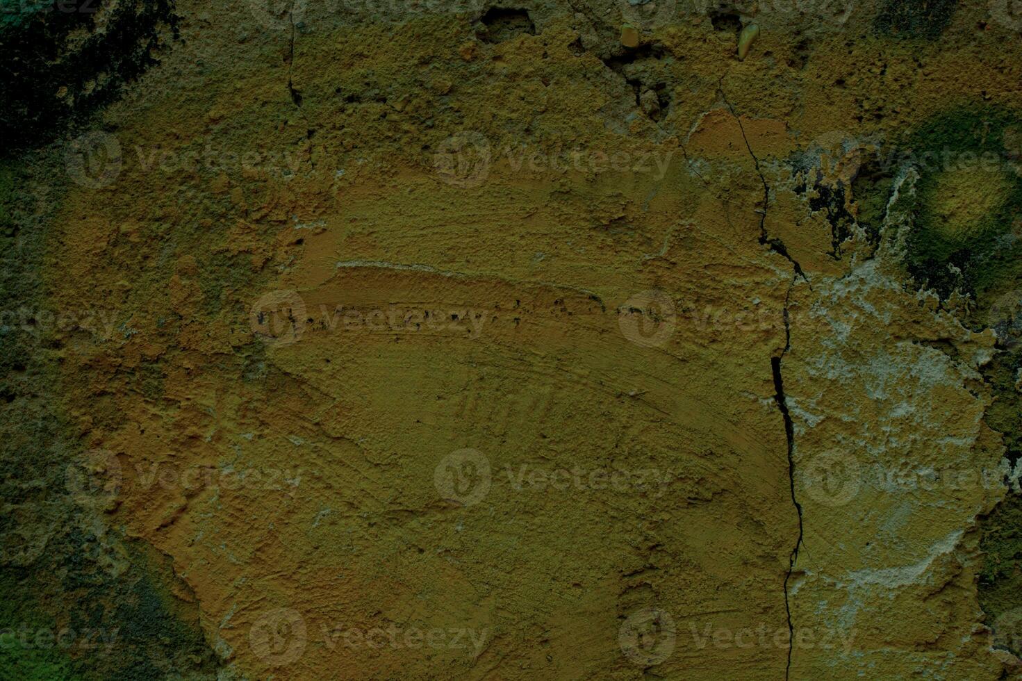 Dark dingy grungy cracked wall background texture photo