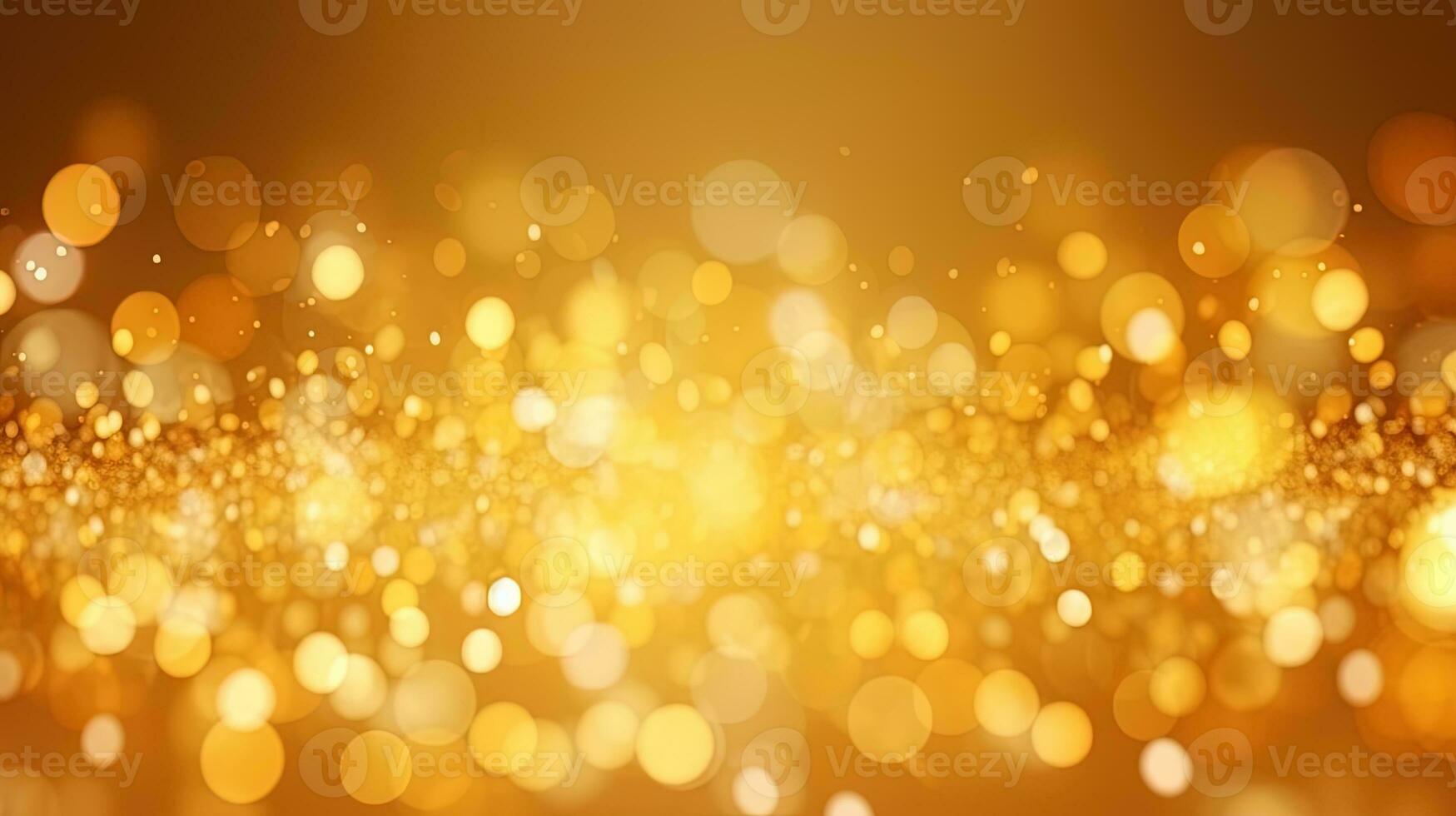 Small Lights Of Gold Glitter Background. Shiny Yellow Christmas Lights  Bokeh. Stock Photo, Picture and Royalty Free Image. Image 92884213.